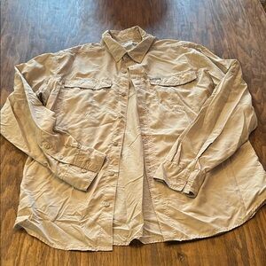 Columbia Men's Tan Casual Shirt